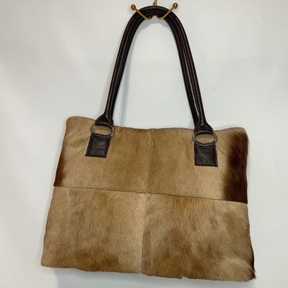 NEW Springbok Antelope Skin Hair Handbag Made in South Africa